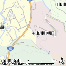 徳島県吉野川市山川町東麦原36周辺の地図