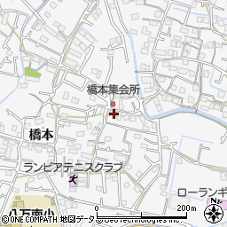 徳島県徳島市八万町橋本352周辺の地図
