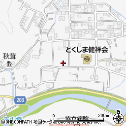 徳島県徳島市八万町新貝周辺の地図