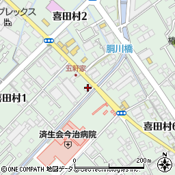 愛媛銀行桜井支店周辺の地図