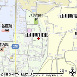 徳島県吉野川市山川町川東156-2周辺の地図