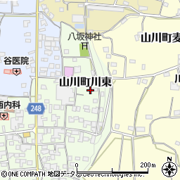 徳島県吉野川市山川町川東156周辺の地図