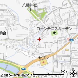 徳島県徳島市八万町新貝188周辺の地図