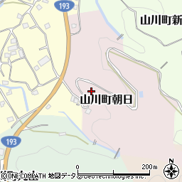 徳島県吉野川市山川町朝日62-2周辺の地図