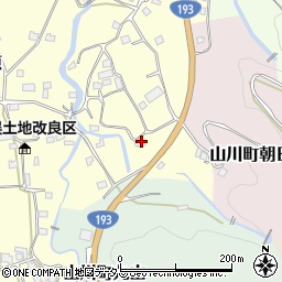 徳島県吉野川市山川町東麦原44周辺の地図