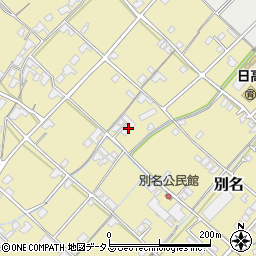 愛媛県今治市別名580周辺の地図