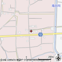徳島県三好市三野町勢力256周辺の地図