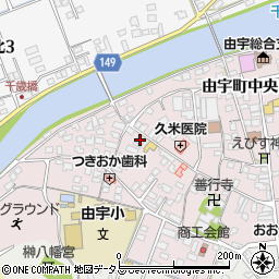 ＪＡ山口県　由宇支所・経済店舗周辺の地図