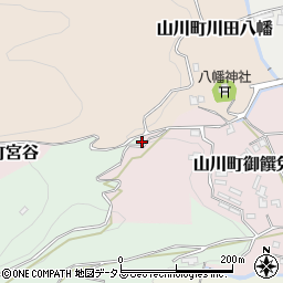 徳島県吉野川市山川町御饌免68周辺の地図