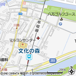 徳島県徳島市八万町（弐丈）周辺の地図
