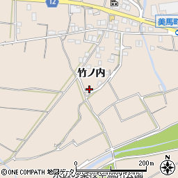 徳島県美馬市美馬町竹ノ内97周辺の地図