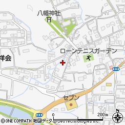 徳島県徳島市八万町新貝187-3周辺の地図