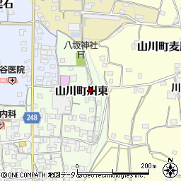 徳島県吉野川市山川町川東154周辺の地図