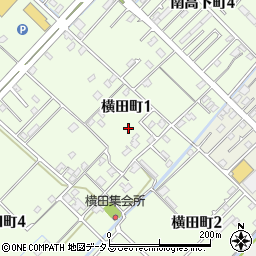 愛媛県今治市横田町1丁目5周辺の地図