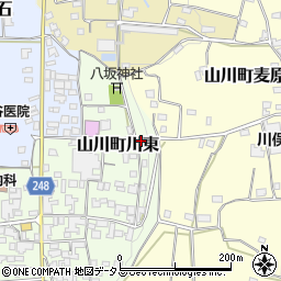 徳島県吉野川市山川町川東256周辺の地図