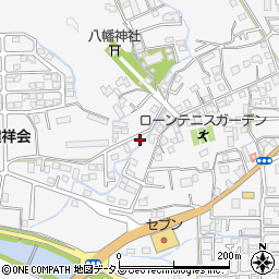 徳島県徳島市八万町新貝168-3周辺の地図