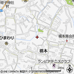 徳島県徳島市八万町橋本168周辺の地図