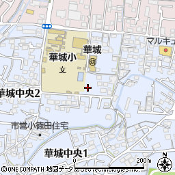 山口県防府市華城中央周辺の地図