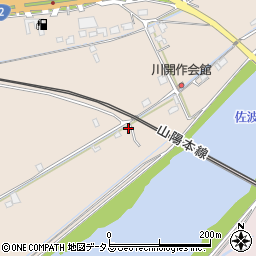 山口県防府市佐野1688-5周辺の地図