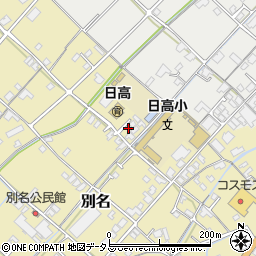 愛媛県今治市別名551周辺の地図