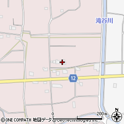 徳島県三好市三野町勢力261周辺の地図