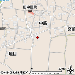 徳島県美馬市美馬町中筋53-4周辺の地図