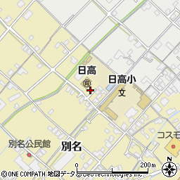 愛媛県今治市別名550周辺の地図