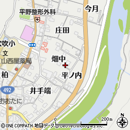 徳島県美馬市穴吹町穴吹畑中40-1周辺の地図