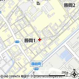 〒747-0822 山口県防府市勝間の地図