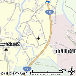 徳島県吉野川市山川町東麦原99-1周辺の地図