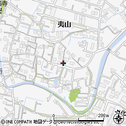 徳島県徳島市八万町夷山186周辺の地図