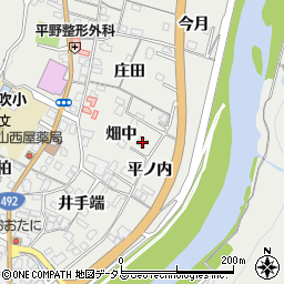徳島県美馬市穴吹町穴吹畑中41周辺の地図