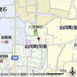 徳島県吉野川市山川町川東153周辺の地図