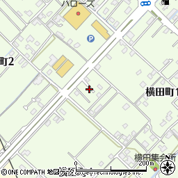 愛媛県今治市横田町1丁目7周辺の地図