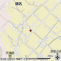 愛媛県今治市別名696周辺の地図