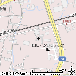 山口県防府市植松1165周辺の地図