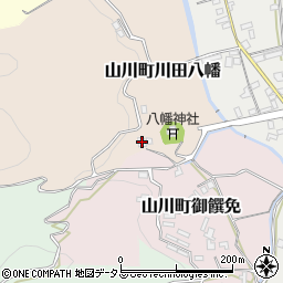 徳島県吉野川市山川町川田八幡192周辺の地図