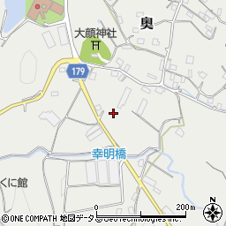 和歌山県有田郡有田川町奥564周辺の地図