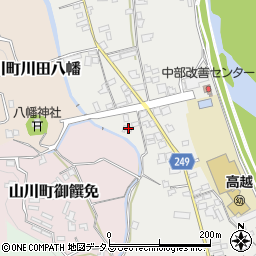 徳島県吉野川市山川町町34周辺の地図