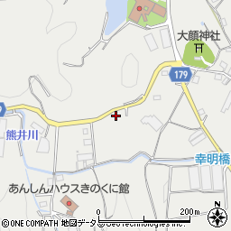和歌山県有田郡有田川町奥500-1周辺の地図