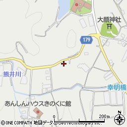 和歌山県有田郡有田川町奥500周辺の地図