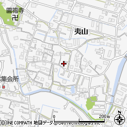 徳島県徳島市八万町夷山168-3周辺の地図