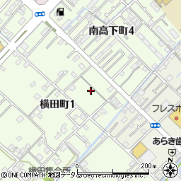 愛媛県今治市横田町1丁目2周辺の地図