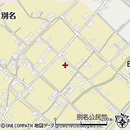 愛媛県今治市別名639周辺の地図