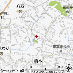 徳島県徳島市八万町橋本187周辺の地図