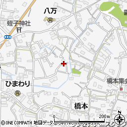 徳島県徳島市八万町橋本12周辺の地図