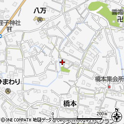 徳島県徳島市八万町橋本178周辺の地図