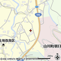 徳島県吉野川市山川町東麦原93周辺の地図