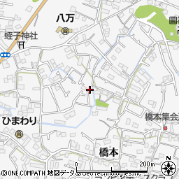 徳島県徳島市八万町橋本45周辺の地図