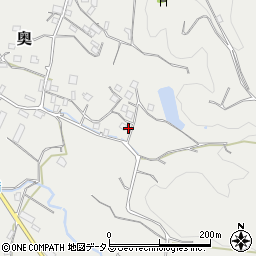 和歌山県有田郡有田川町奥879周辺の地図